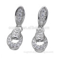 white gold plated tear drop shape types jewelry clasp